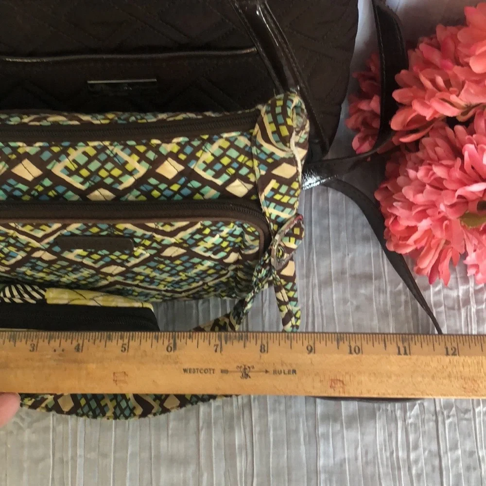 VERA BRADLEY Expresso shoulder bag La Neon Rose wristlet Rain Forest crossbody